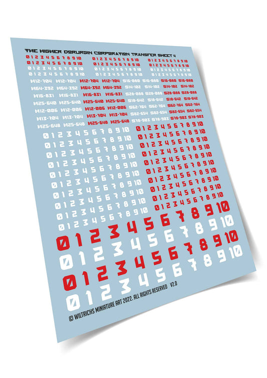 The Higher Dorurgin Corporation - Decal Sheet 4