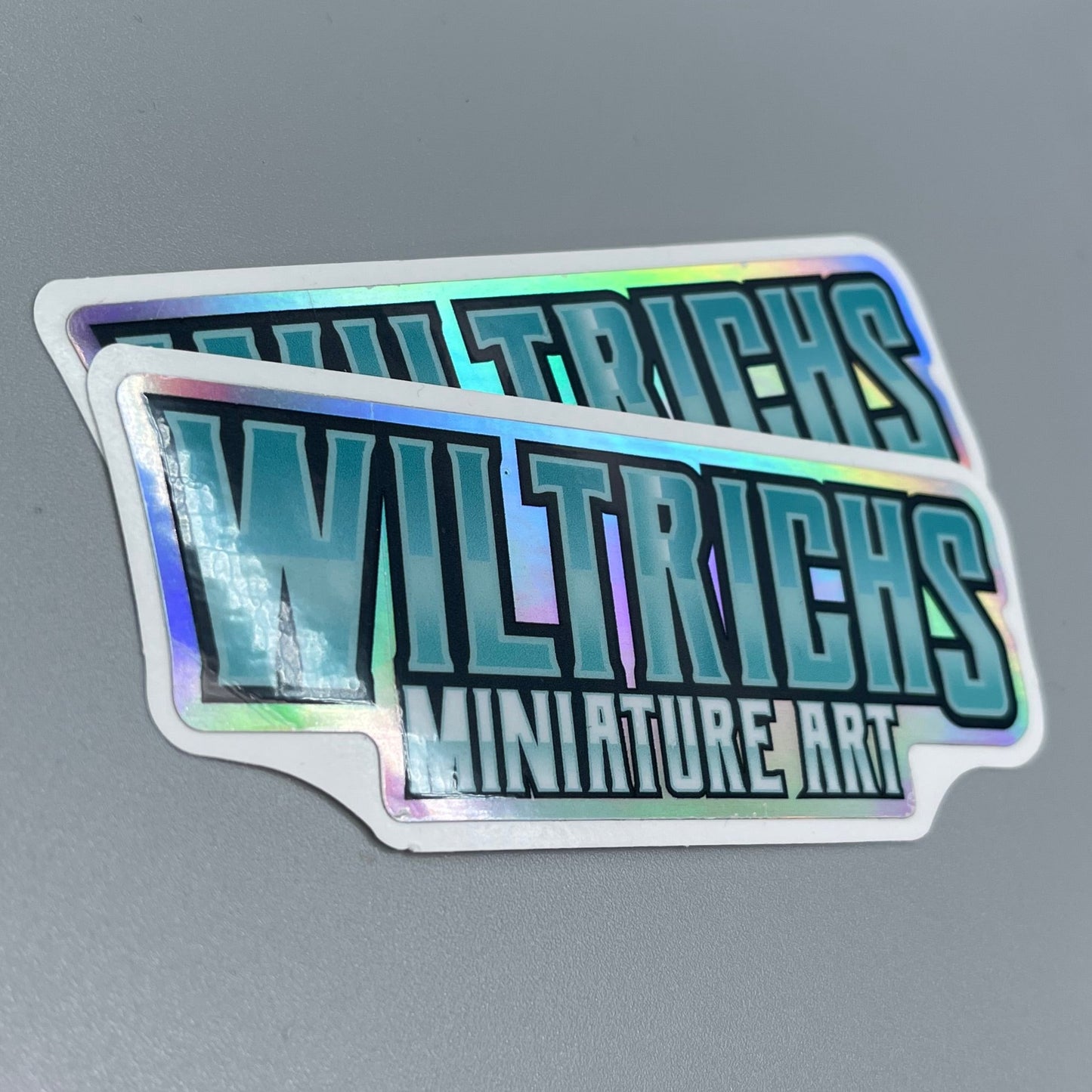 Wiltrichs Miniature Art Logo Vinyl Sticker - Holographic